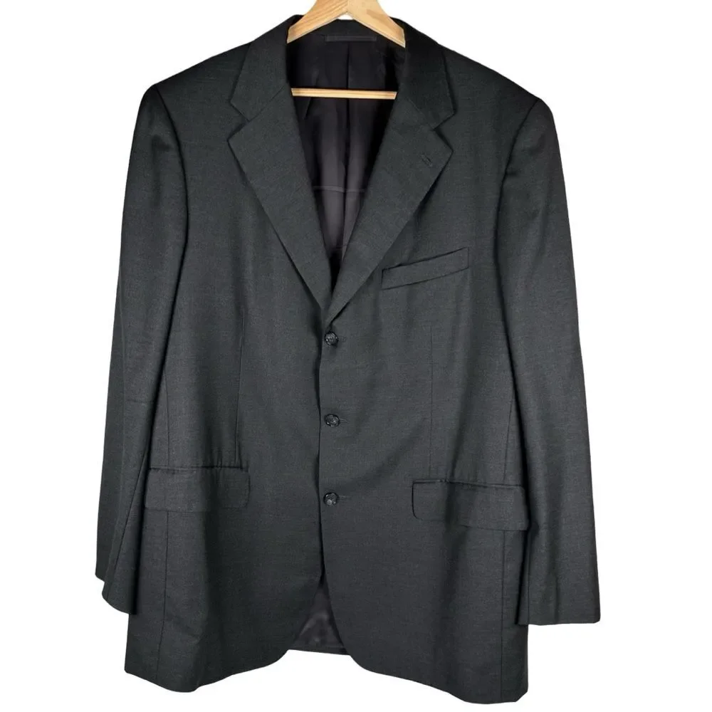 Ying Tai Loro Piana Tasmanian Super 130s Wool Sport Coat Blazer Men’s Size 48L